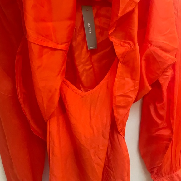 J Crew silk shirt button down with camisole - Picture 2 of 5